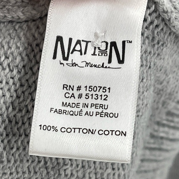 nation ltd anthropologie distressed grey cardigan size xs - Picture 7 of 9